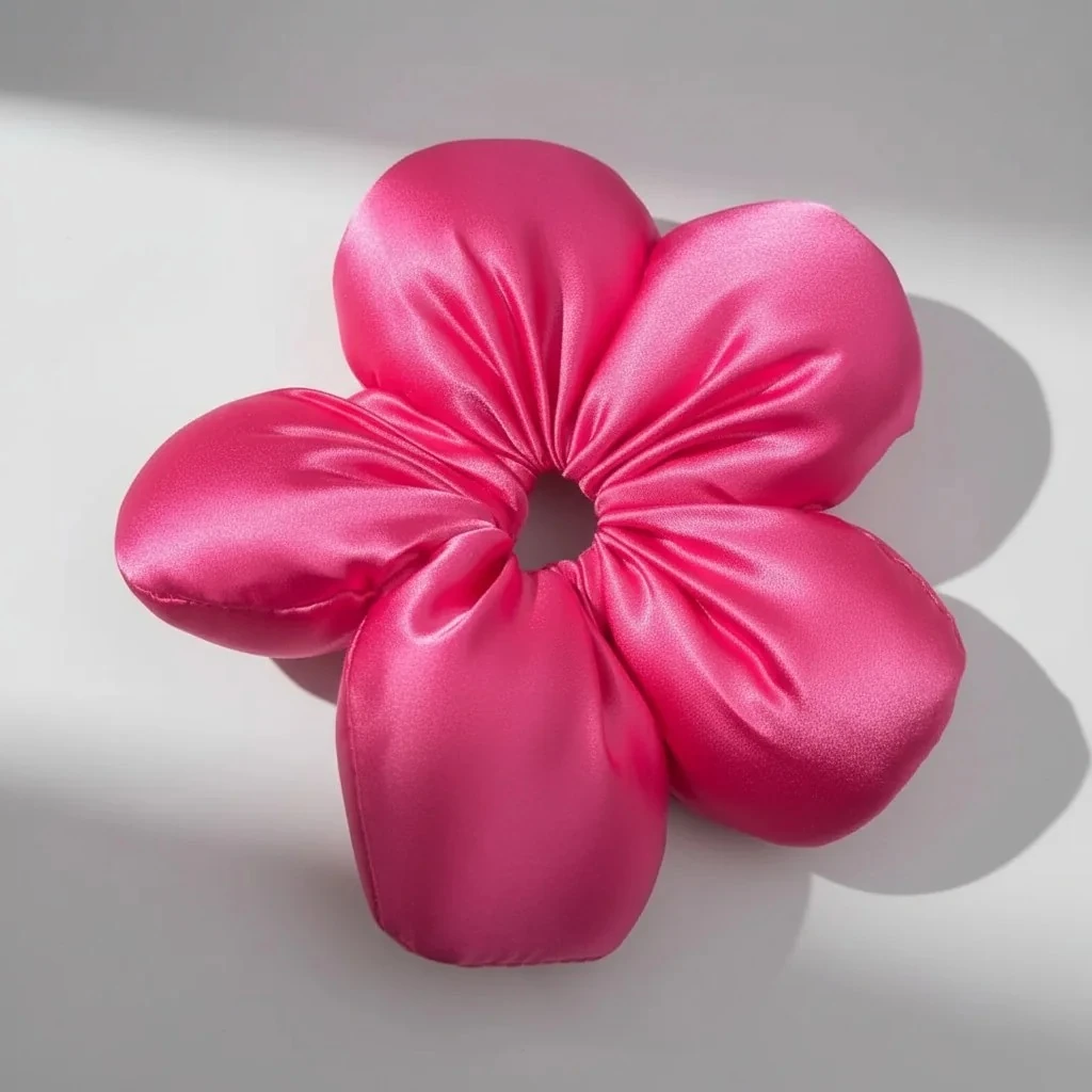 Pofuduk Papatya Simit Toka - Küçük  - Fuşya