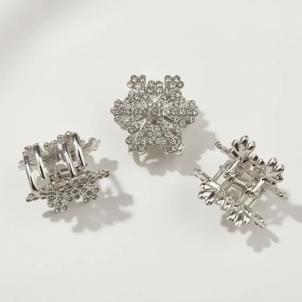 Kış Parıltısı Metal Mandal Toka