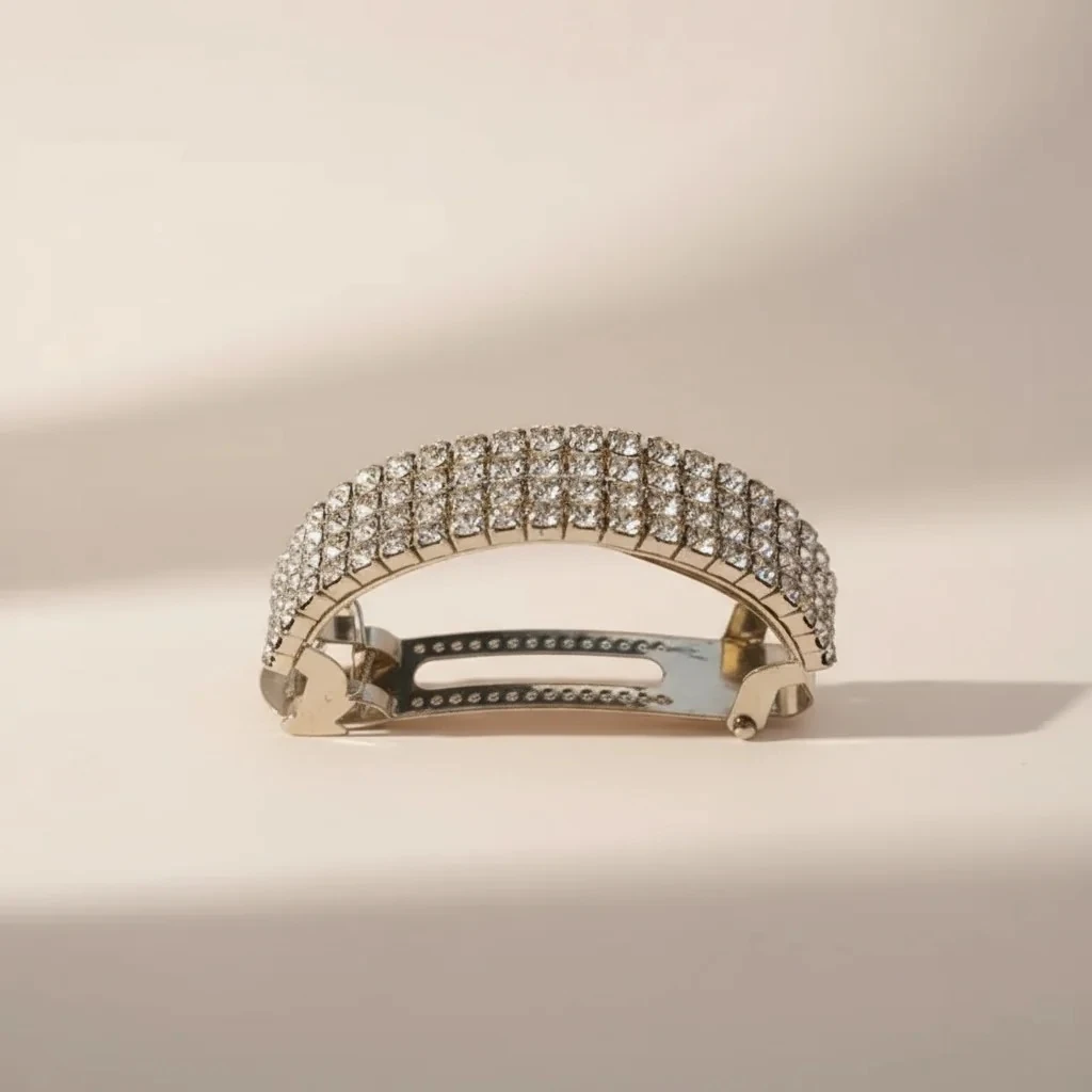 Işıltılı Eğri - Metal At Kuyruğu Tokası