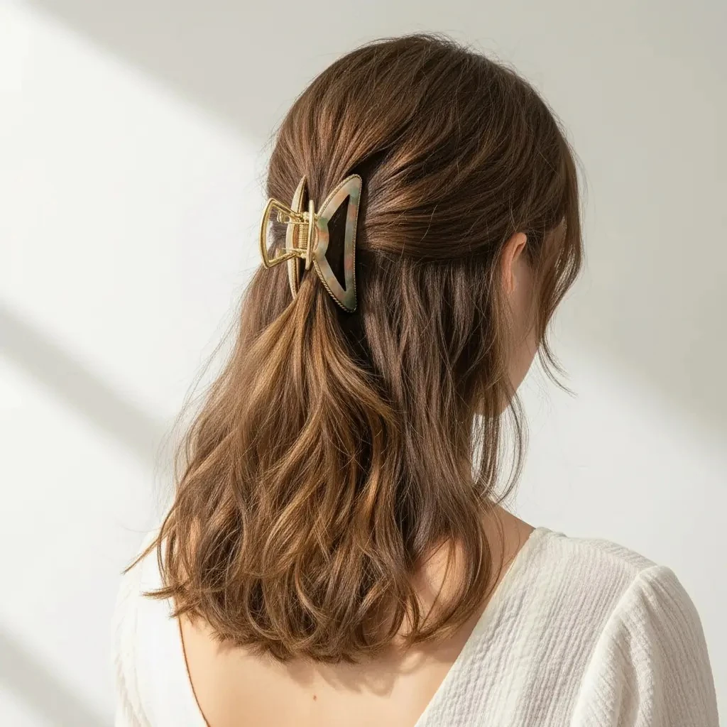 Ay Parçası Metal Mandal Toka