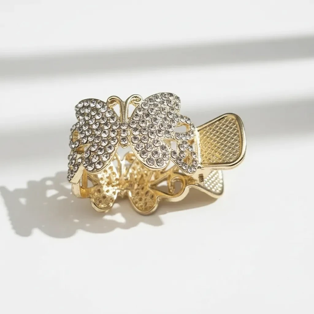 Parıldayan Kelebek - At Kuyruğu Tokası