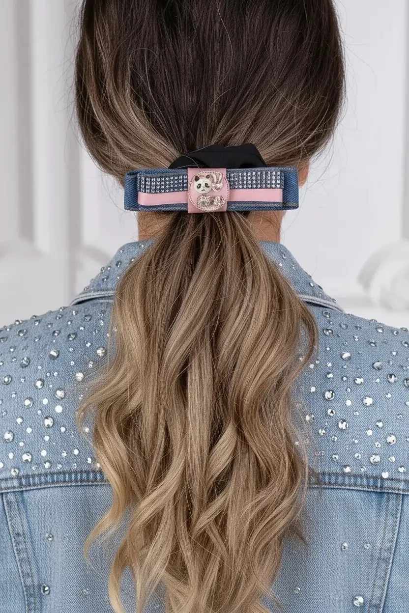 Denim Pırıltısı - Özel Tasarım Simit Toka