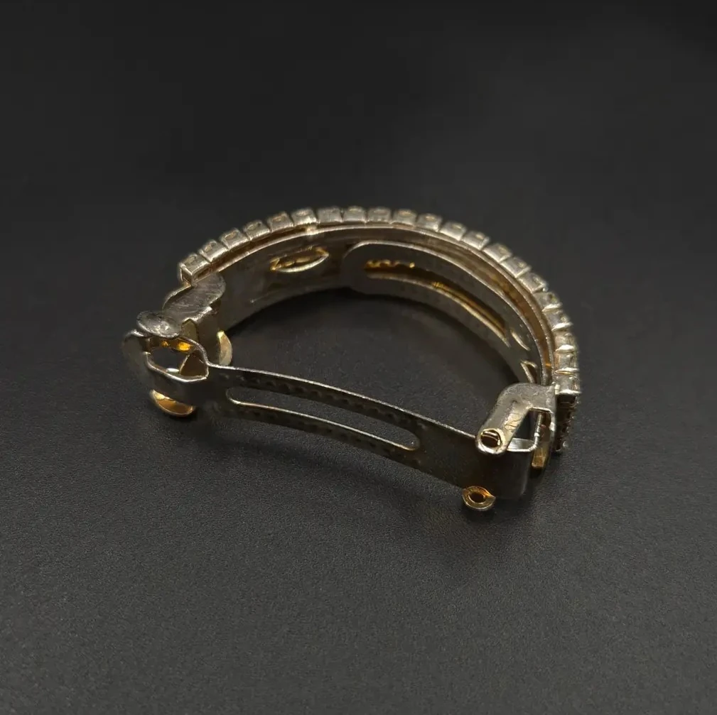 Işıltılı Eğri - Metal At Kuyruğu Tokası