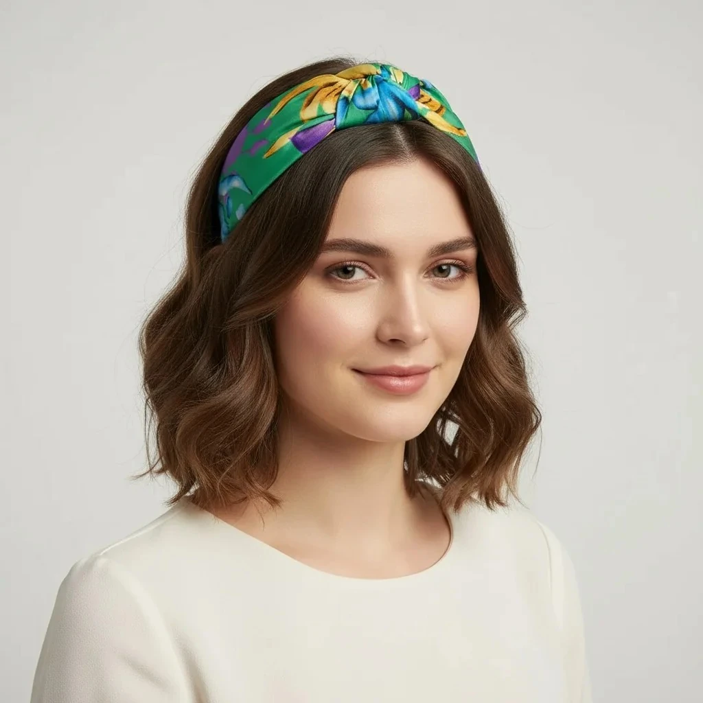 Mistrale Düğümlü Kumaş Taç