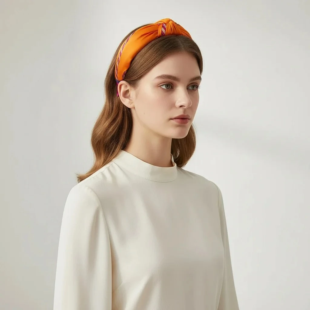 Solea Düğümlü Kumaş Taç