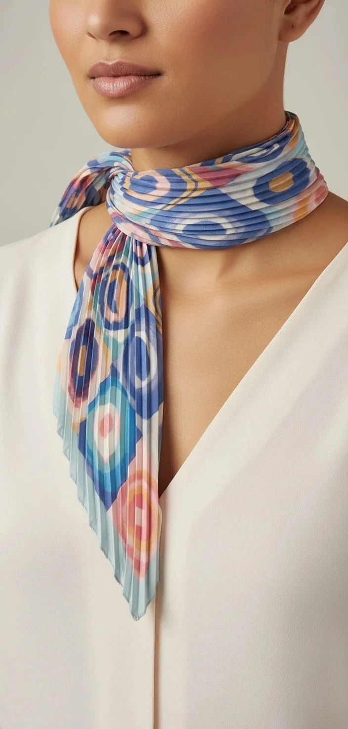 Dalgaların İzleri Pilise Fular