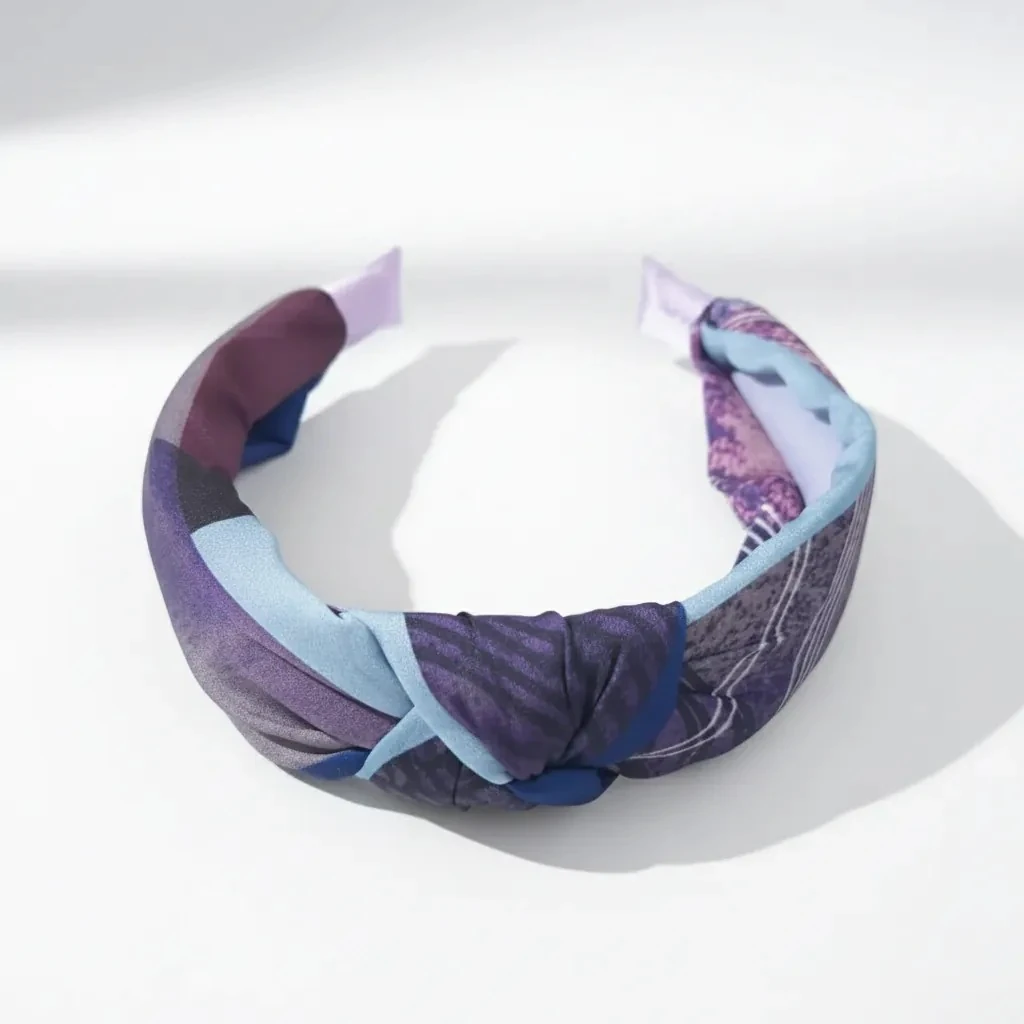 Liliane Düğümlü Kumaş Taç