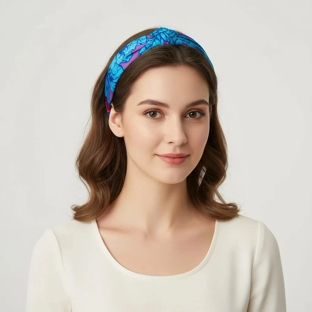 Azura Düğümlü Kumaş Taç