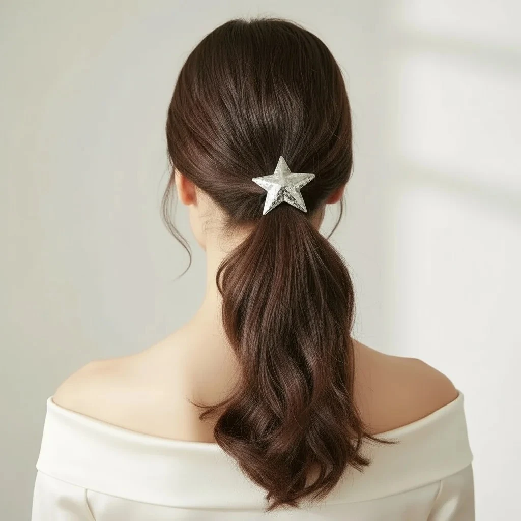 Mira – Yıldız Figürlü Metal Detaylı Lastik Toka