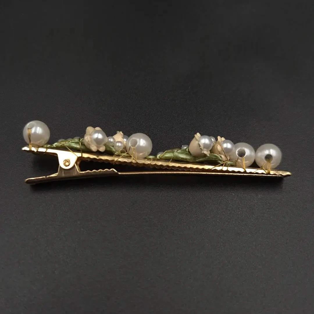 İnci Hanımeli - Özel Tasarım El Yapımı Toka