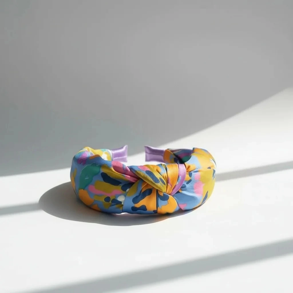  Azurea Düğümlü Kumaş Taç