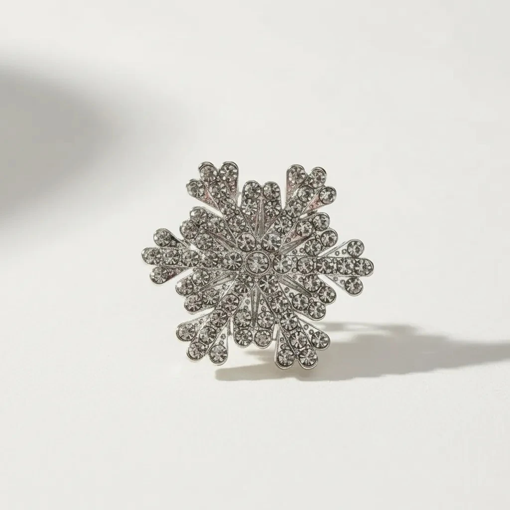 Kış Parıltısı Metal Mandal Toka