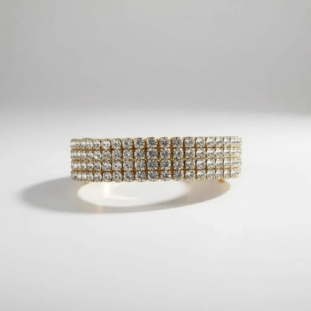 Işıltılı Eğri - Metal At Kuyruğu Tokası