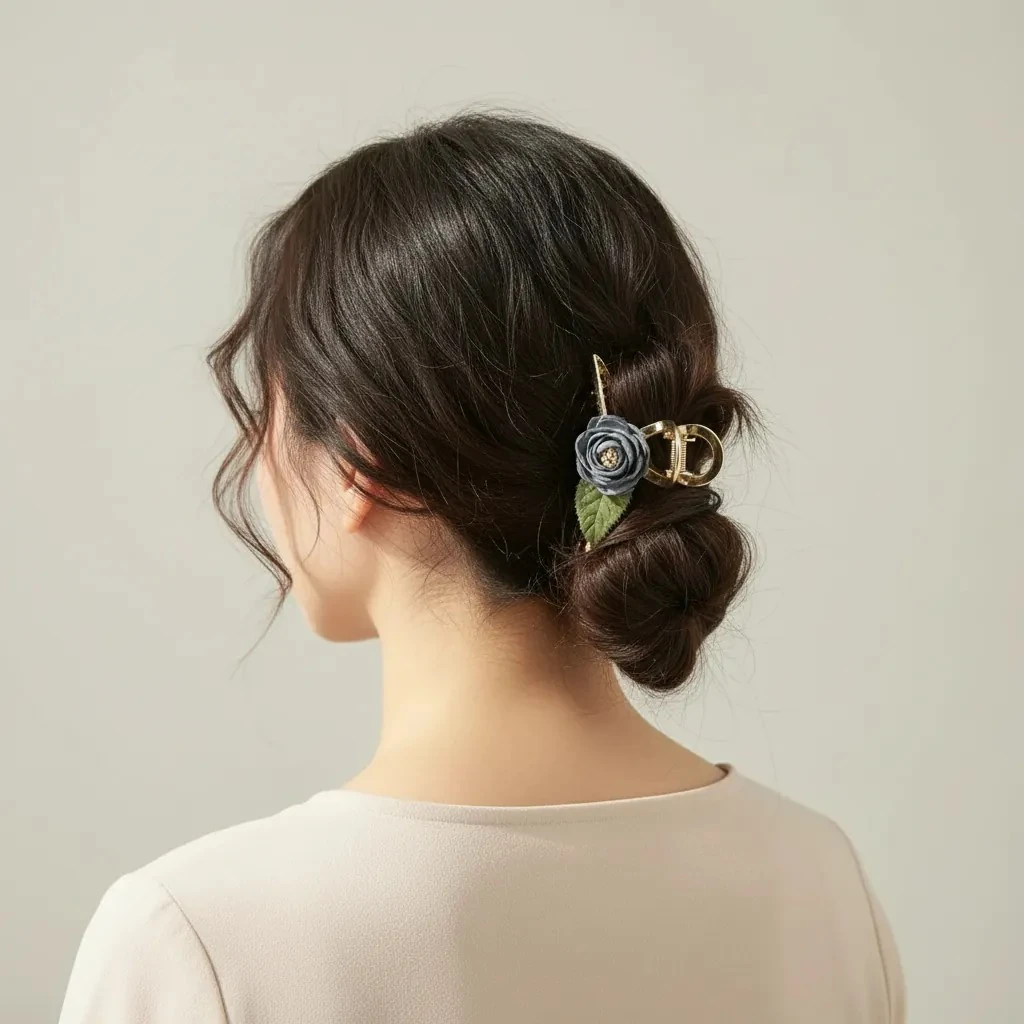 Solmayan Gül Metal Mandal Toka