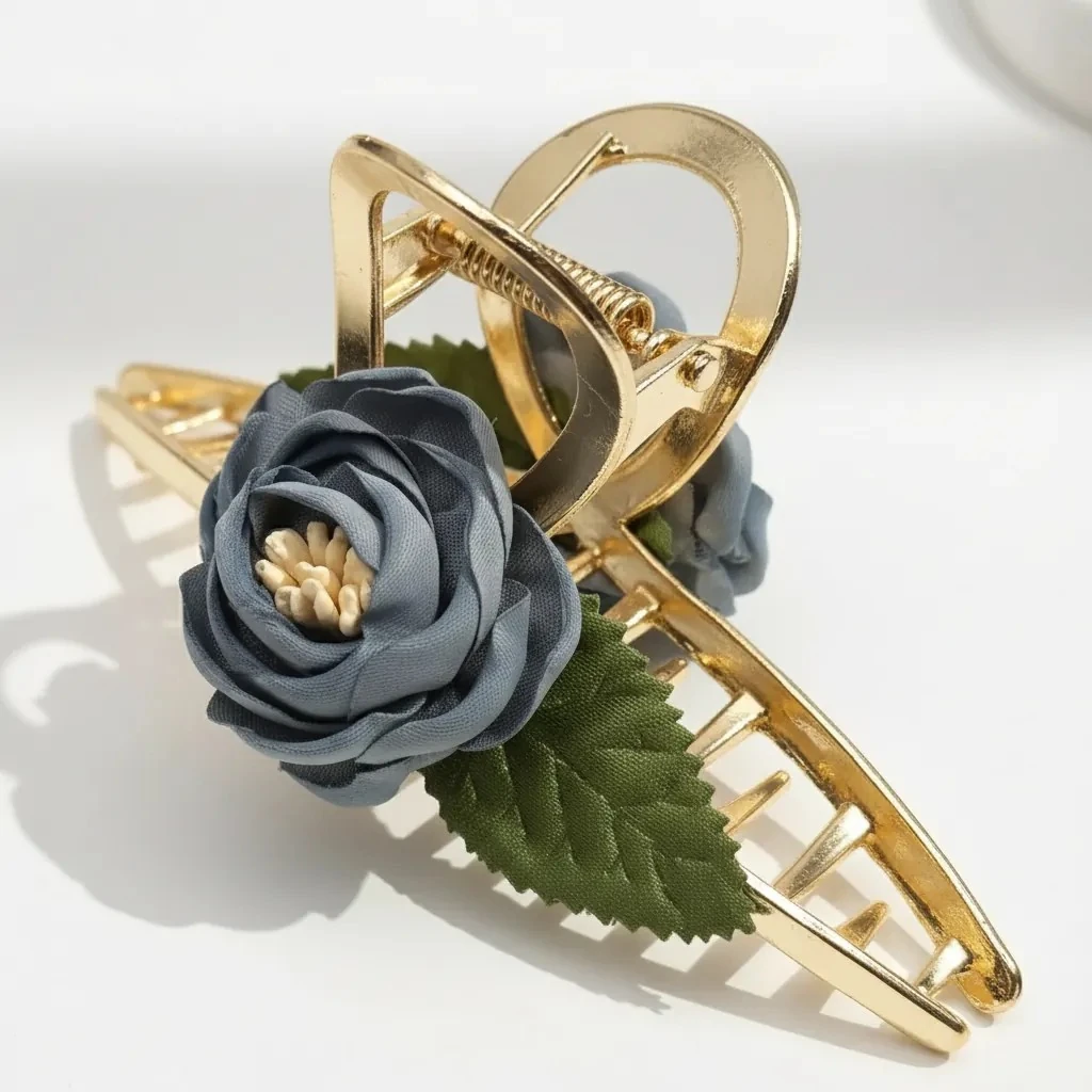 Solmayan Gül Metal Mandal Toka