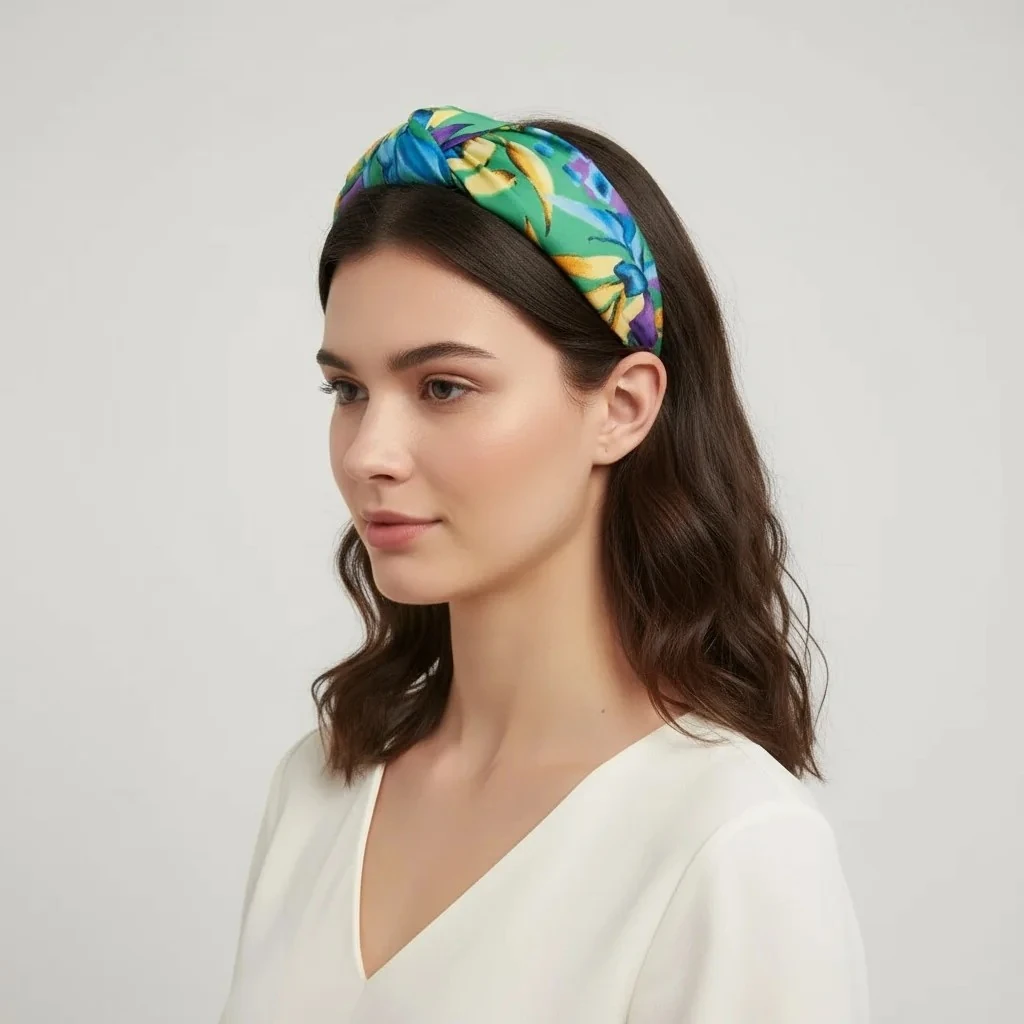 Mistrale Düğümlü Kumaş Taç