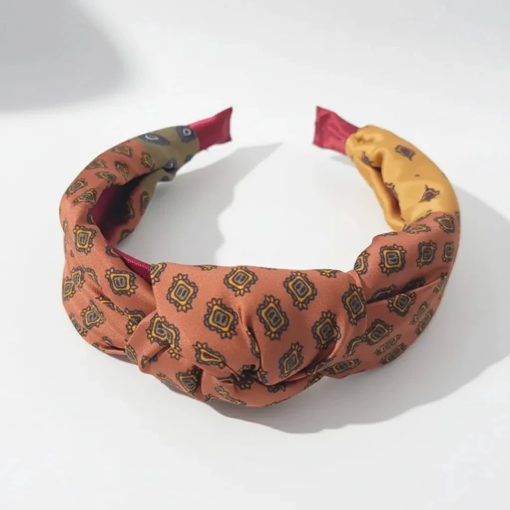 Terraire Düğümlü Kumaş Taç