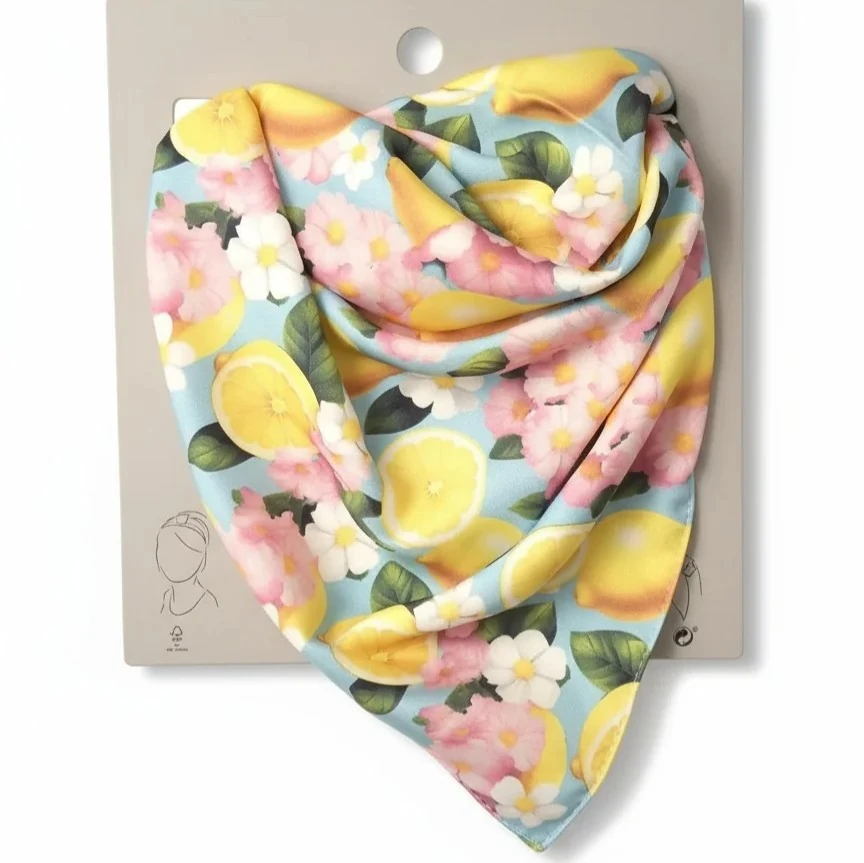 Limon Bahçesi Kare Fular