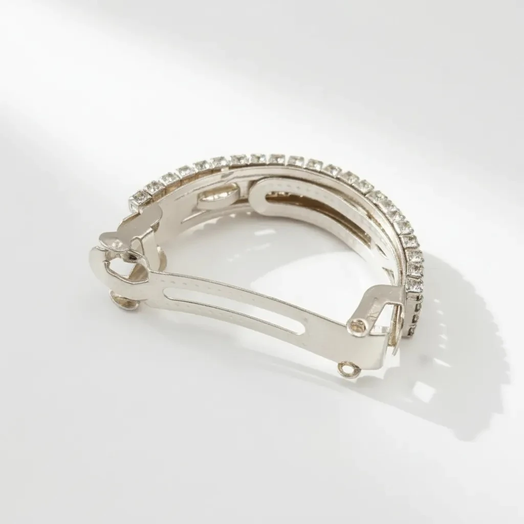 Işıltılı Eğri - Metal At Kuyruğu Tokası