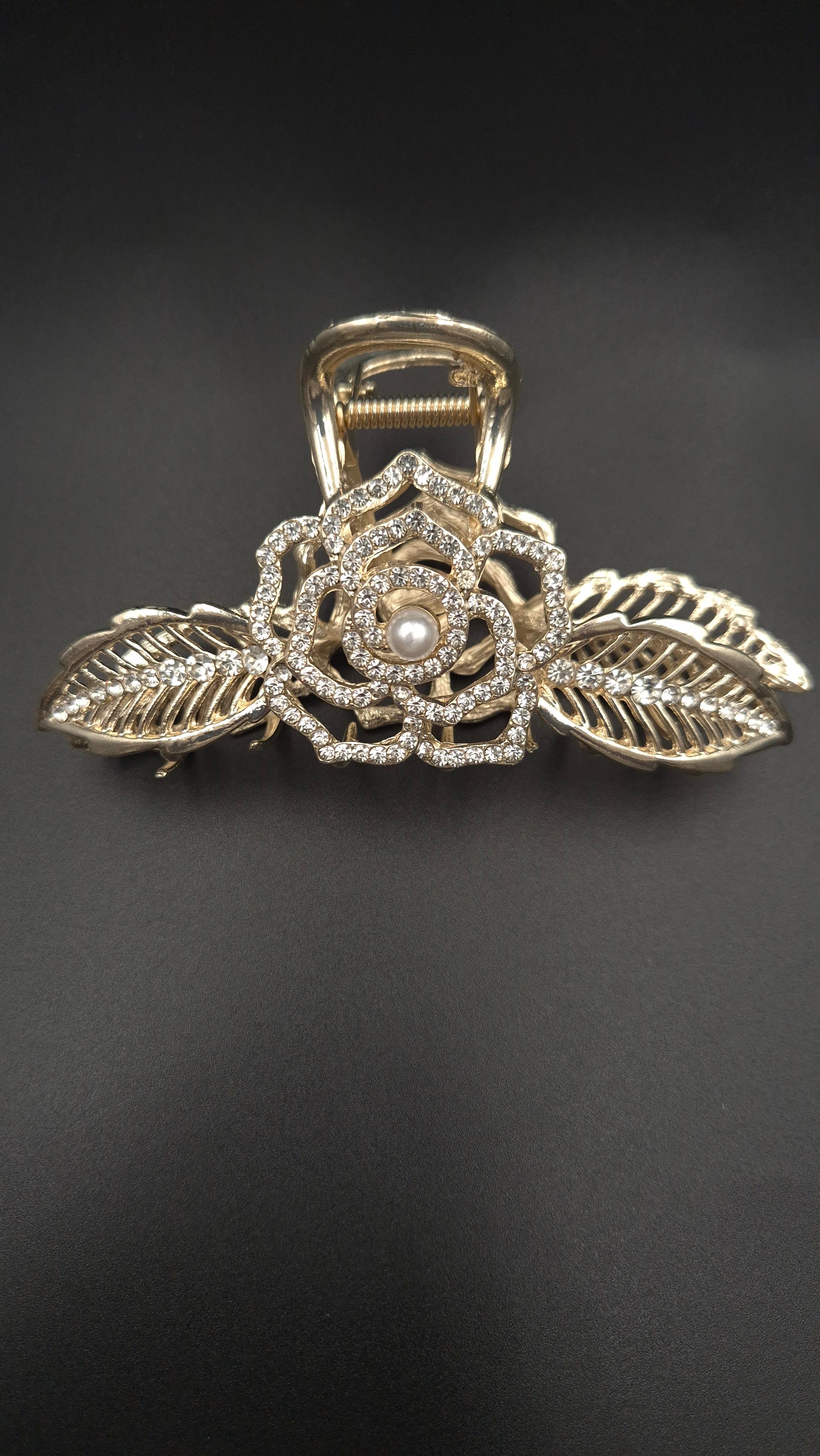 Gül Model Kemik Metal Mandal Toka