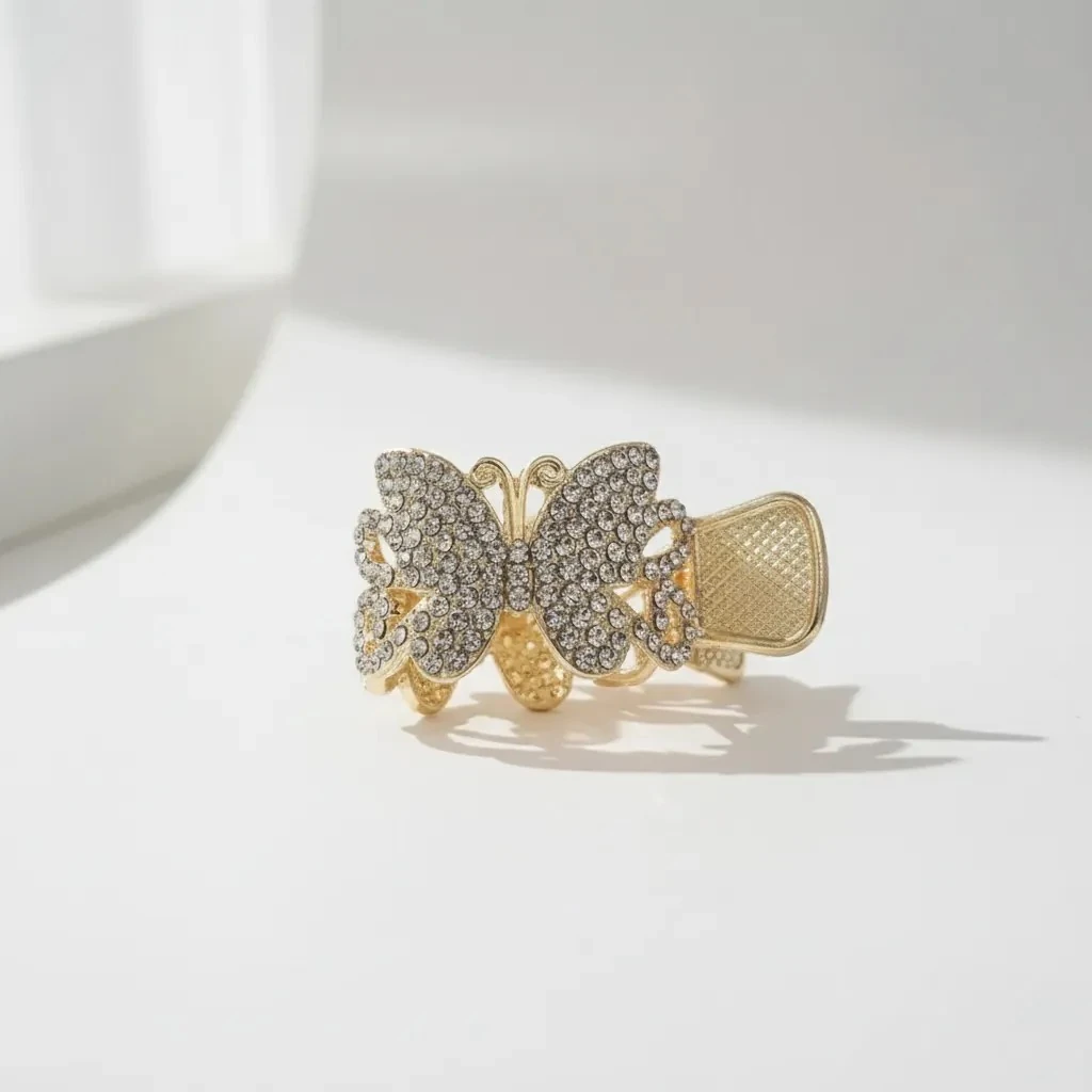 Parıldayan Kelebek - At Kuyruğu Tokası