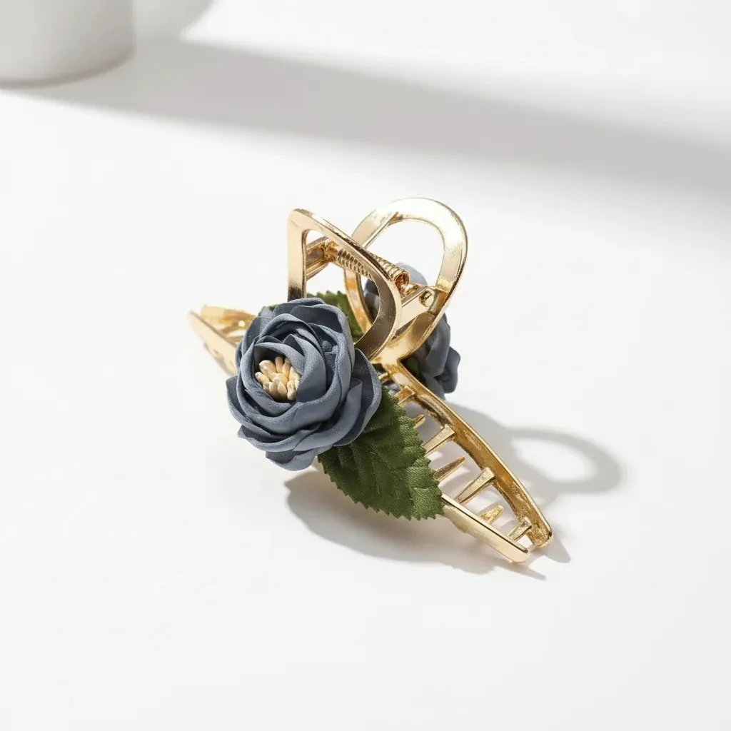 Solmayan Gül Metal Mandal Toka