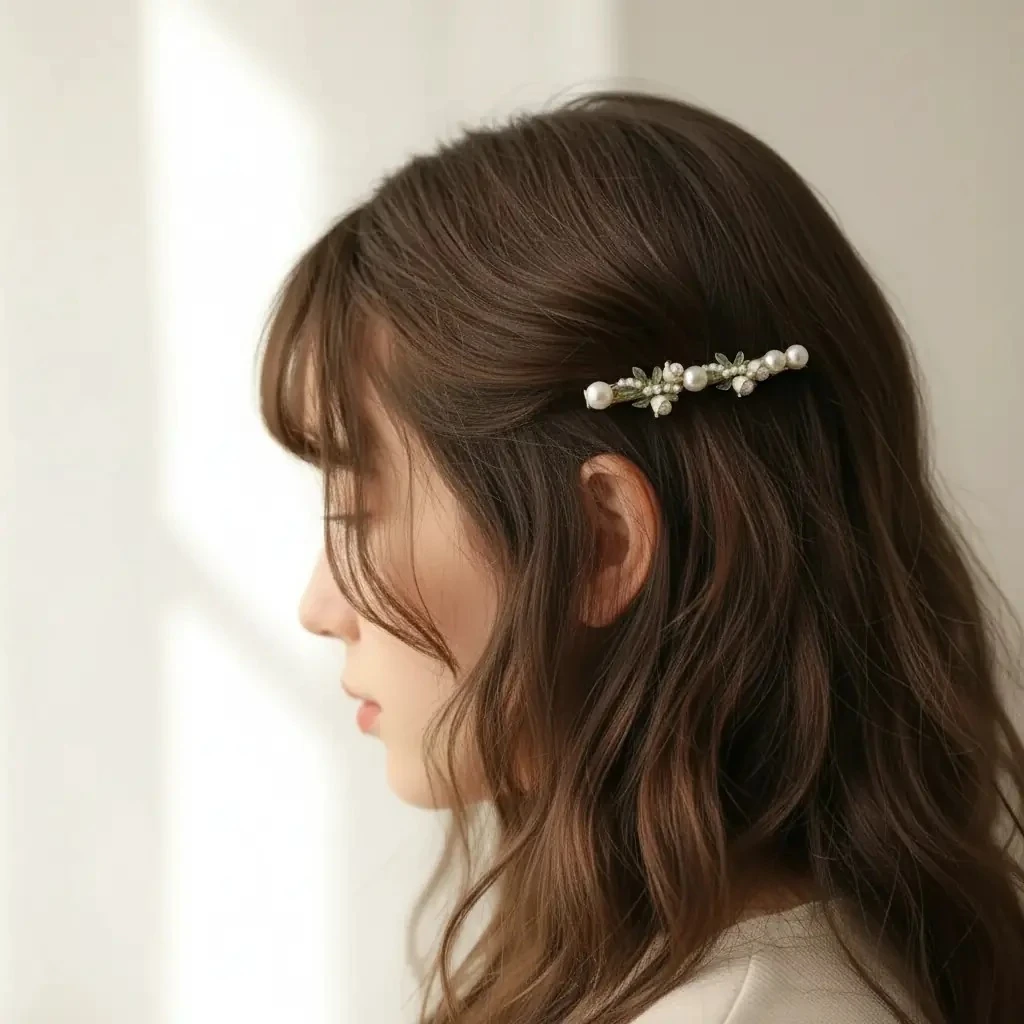 İnci Hanımeli - Özel Tasarım El Yapımı Toka