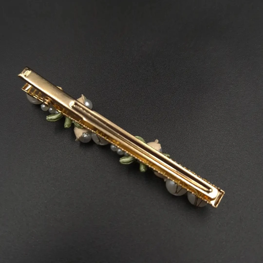 İnci Hanımeli - Özel Tasarım El Yapımı Toka