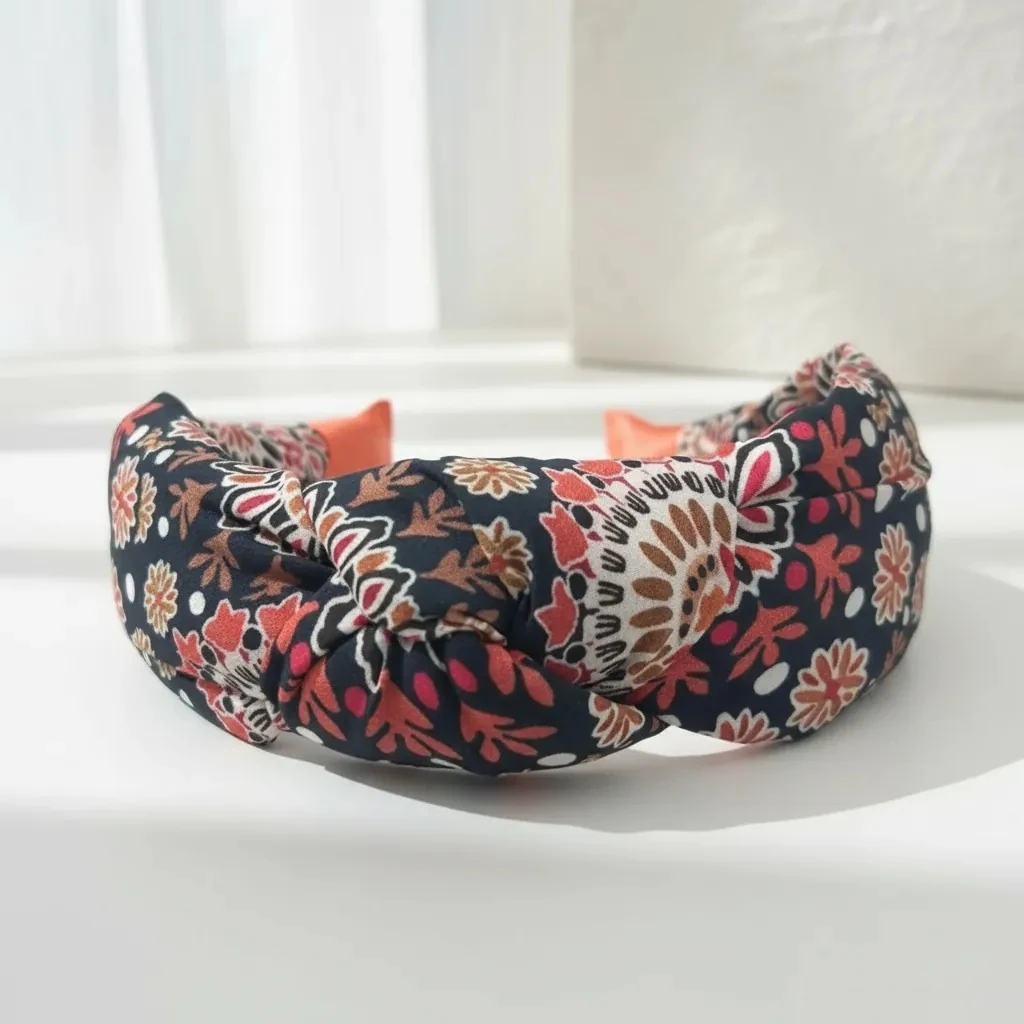 Terama Düğümlü Kumaş Taç