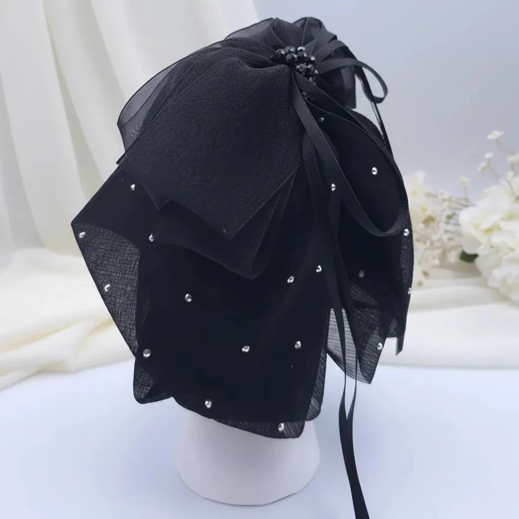 Siyah İnci Özel Tasarım Mandal Toka