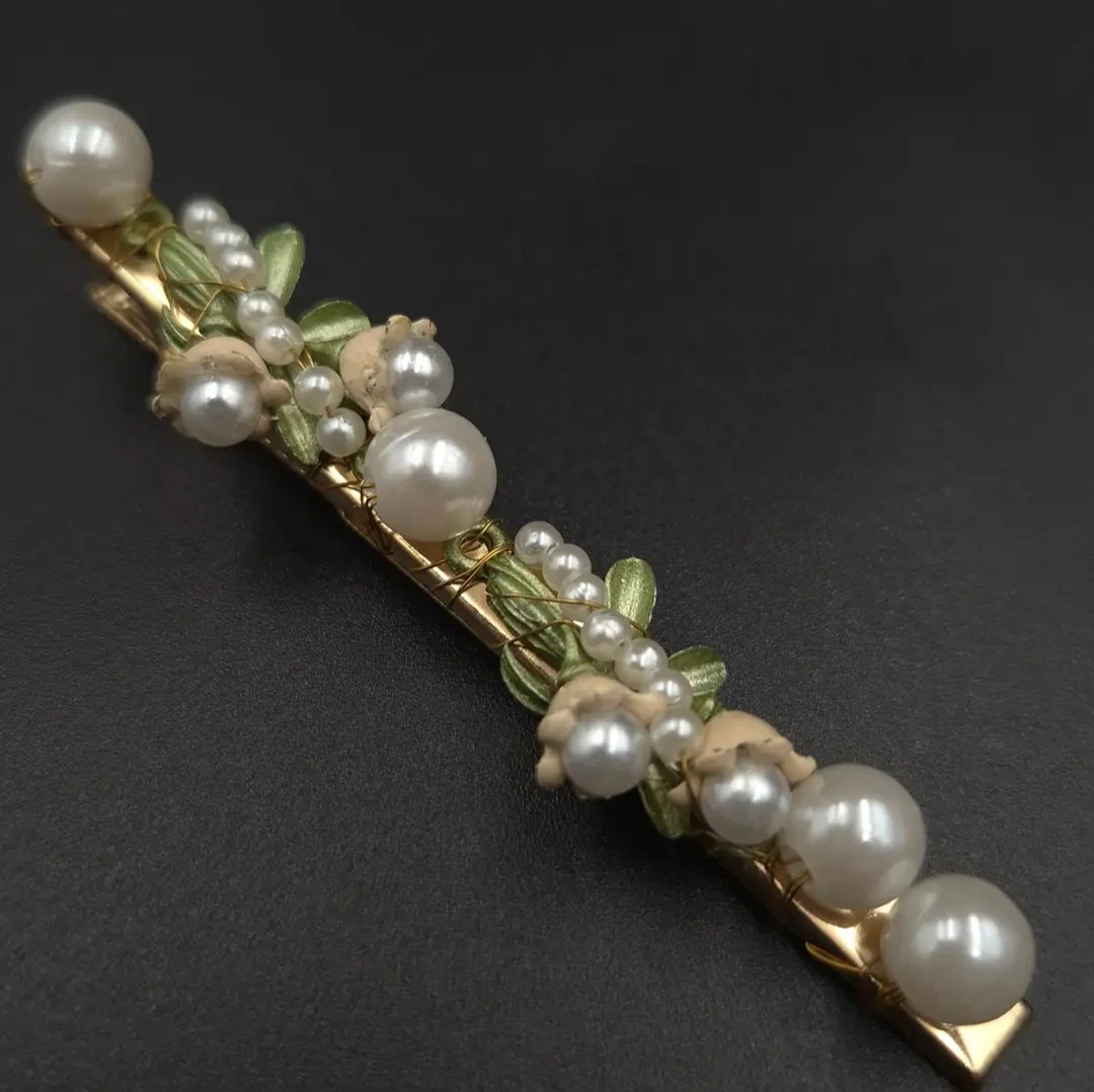 İnci Hanımeli - Özel Tasarım El Yapımı Toka