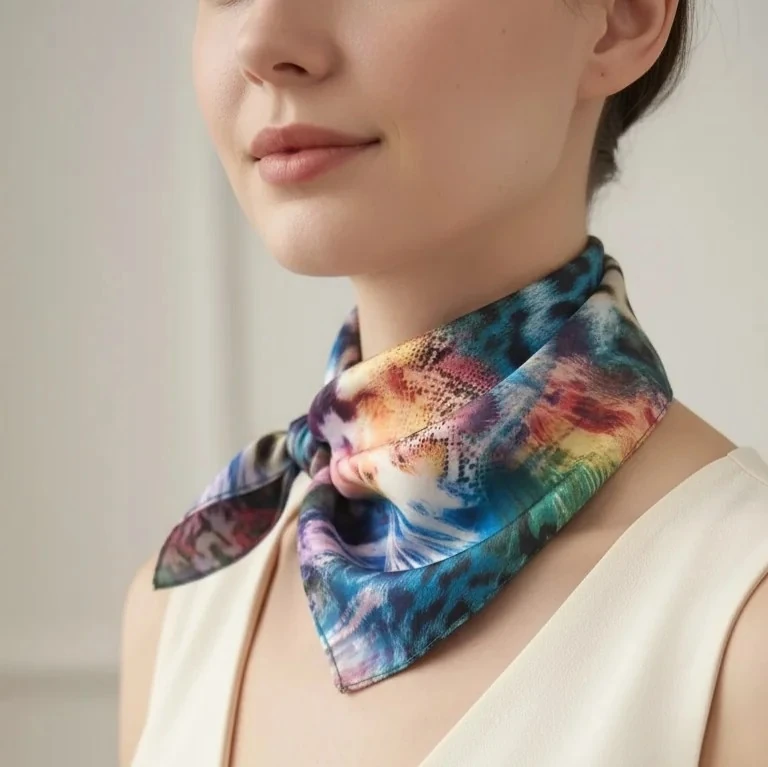 Leopar Rüyası Kare Fular