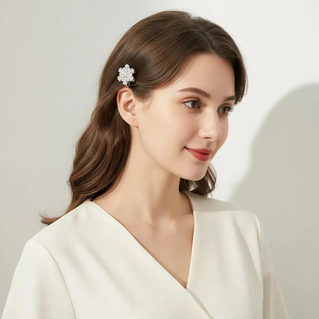 Kış Parıltısı Metal Mandal Toka