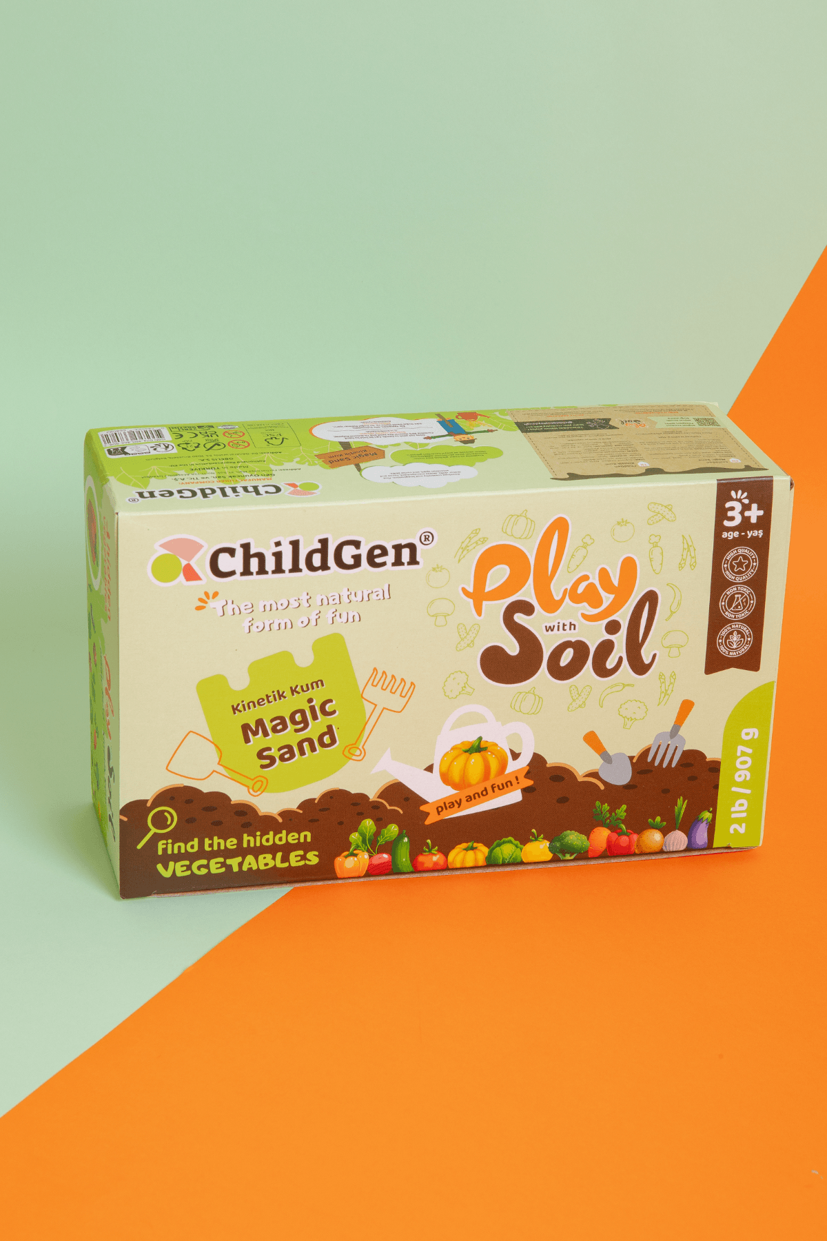 Doğal Kinetik Kum Soil Set 907 Gr