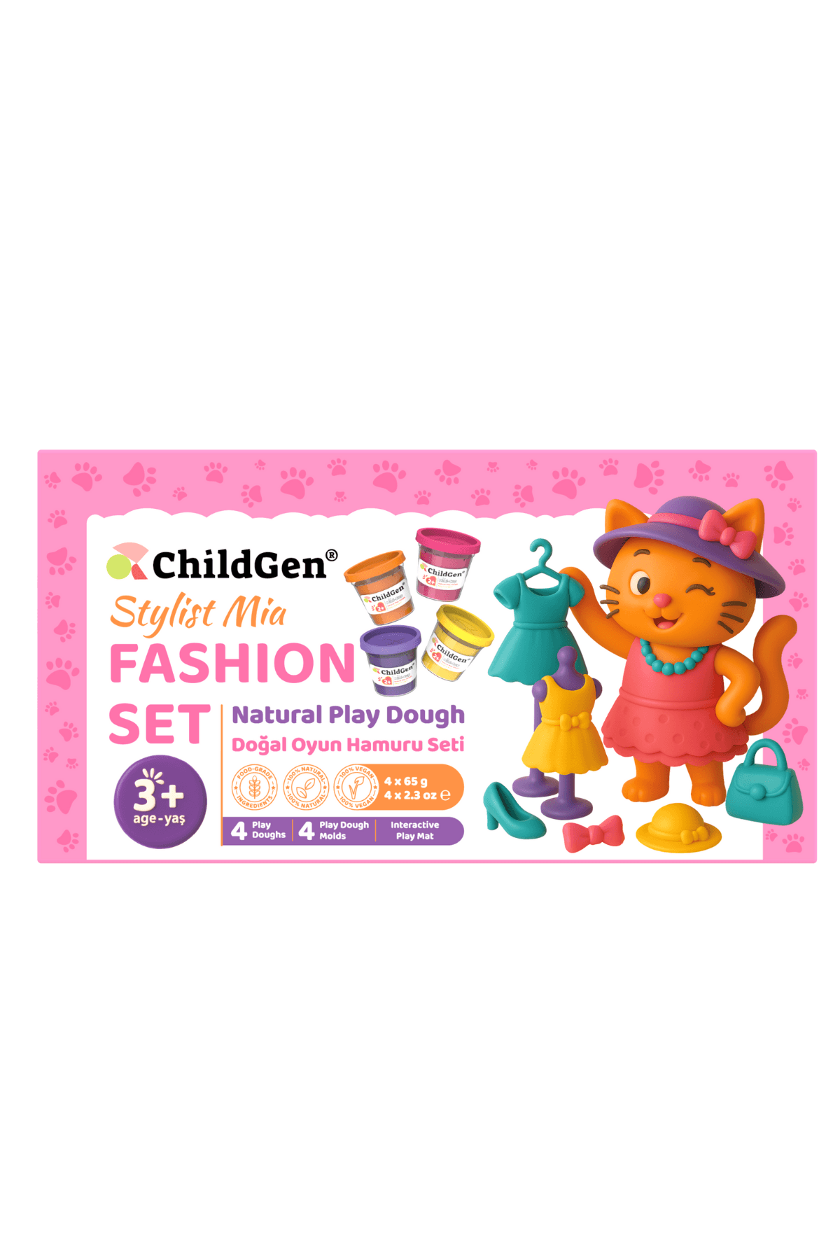 Doğal Oyun Hamuru Sevimli Patiler - Fashion Set