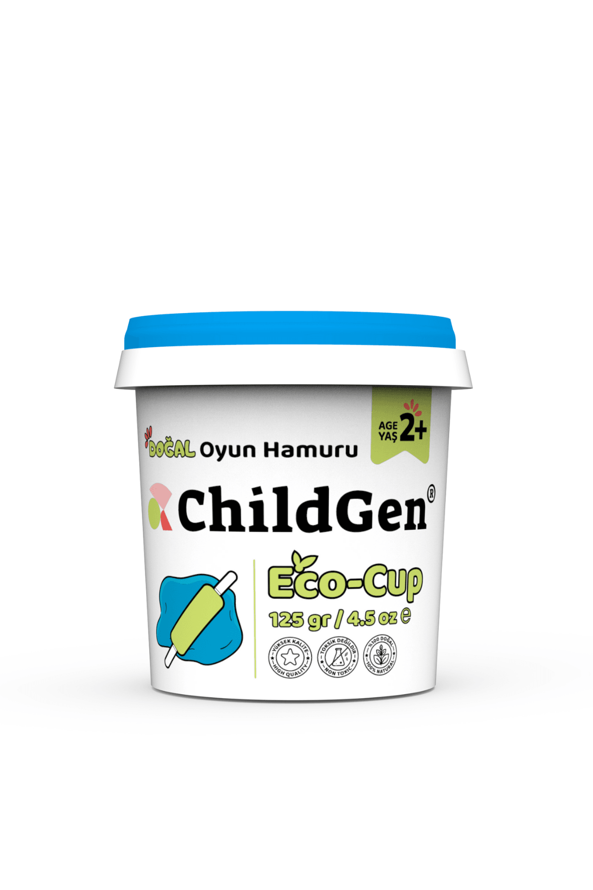 Doğal Oyun Hamuru - Eco Cup- 24x125gr