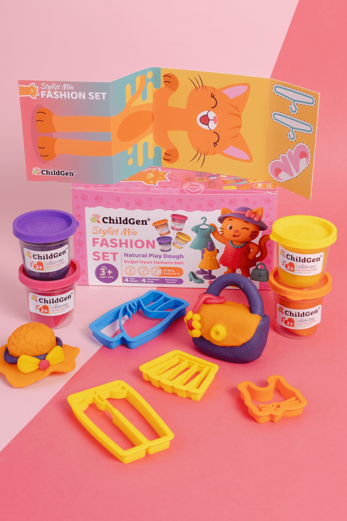 Doğal Oyun Hamuru Sevimli Patiler - Fashion Set
