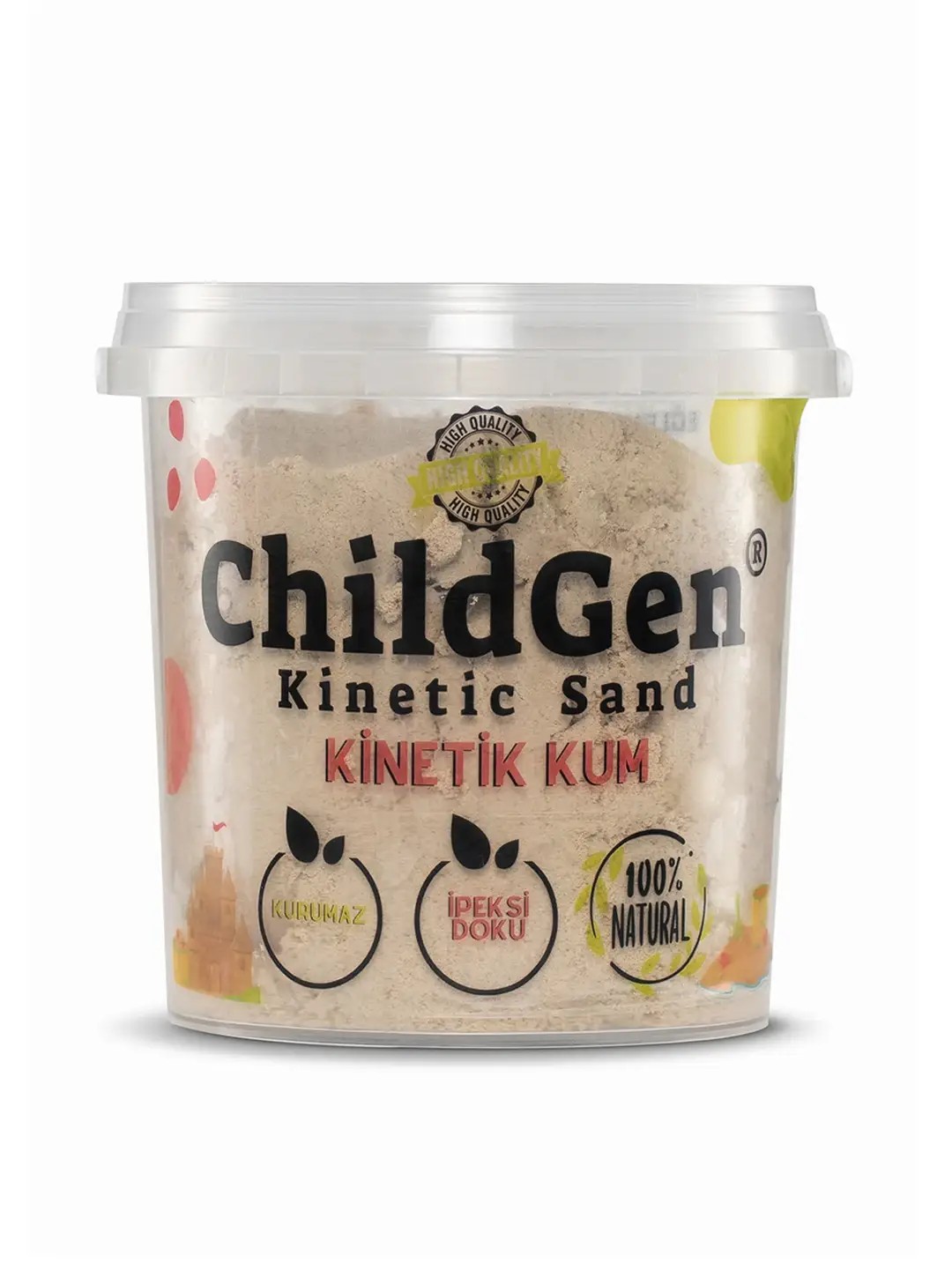 ChildGen Kinetik Kum 500 Gr - Natural