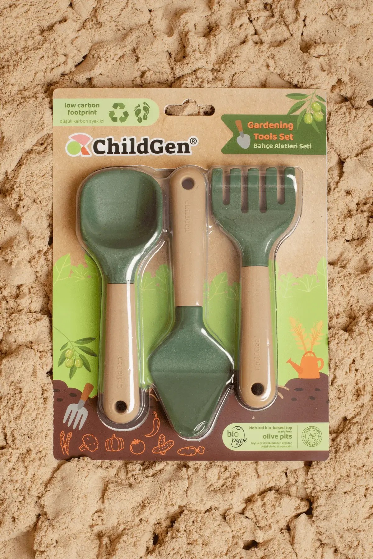 ChildGen Bio Plastik Bahçe Aletleri Seti (DÜNYADA İLK)