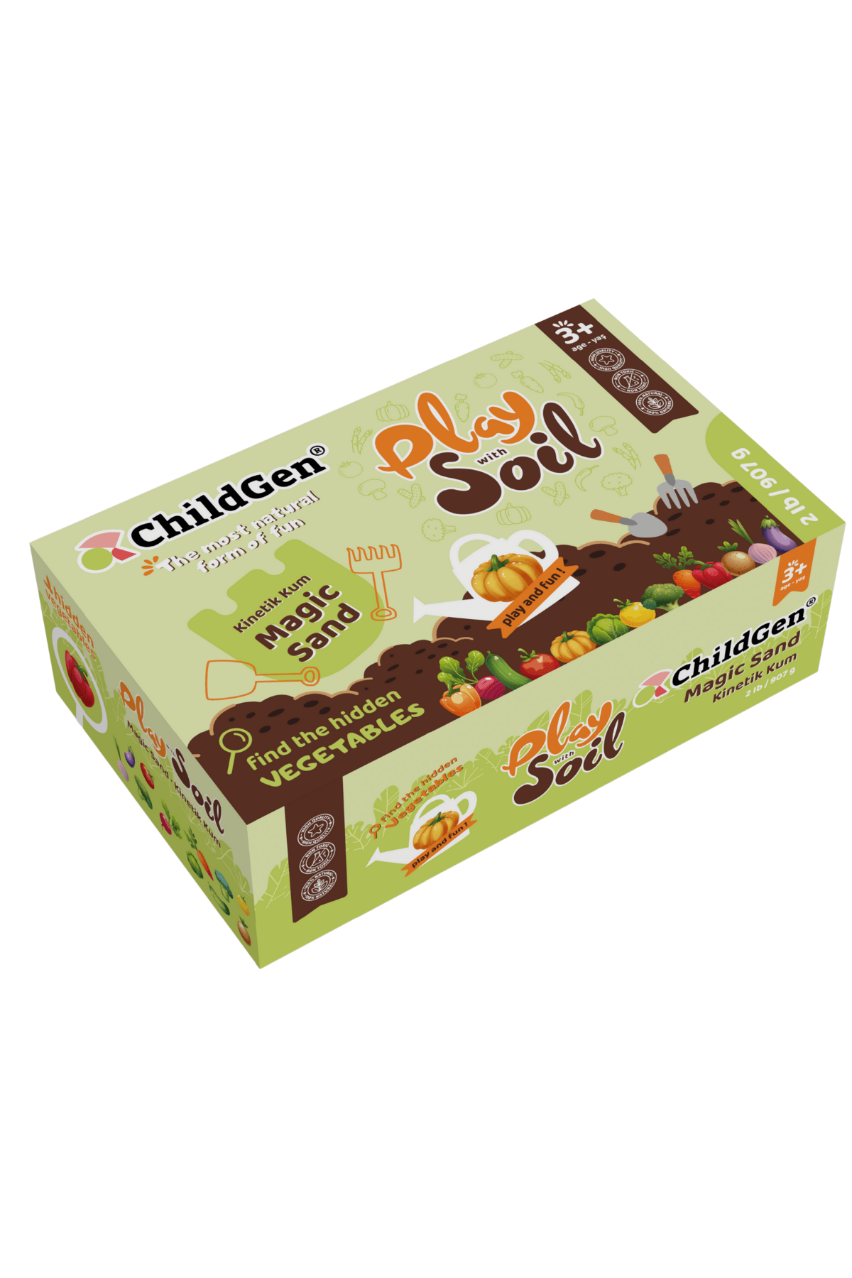 Doğal Kinetik Kum Soil Set 907 Gr