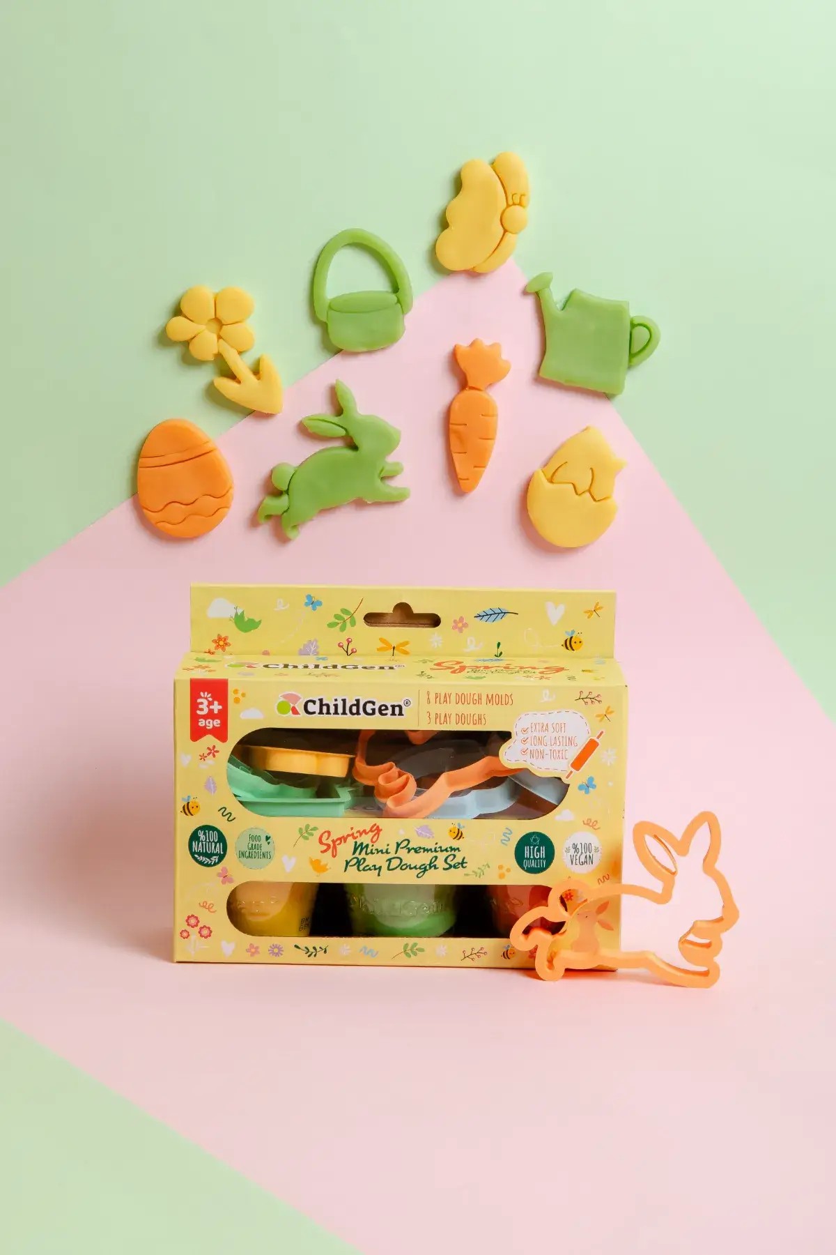 Doğal Oyun Hamuru Mini Premium Spring Set