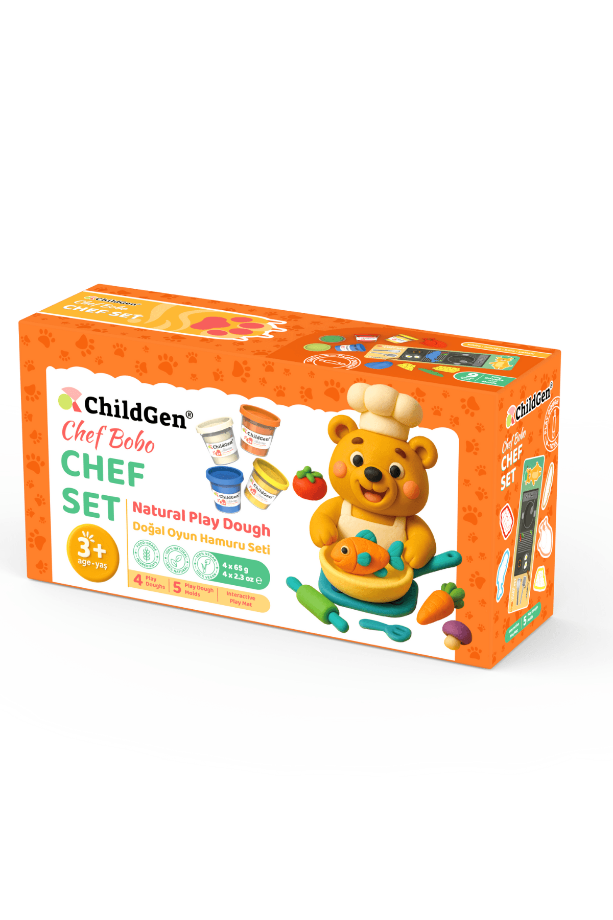Doğal Oyun Hamuru Sevimli Patiler - Chef Set