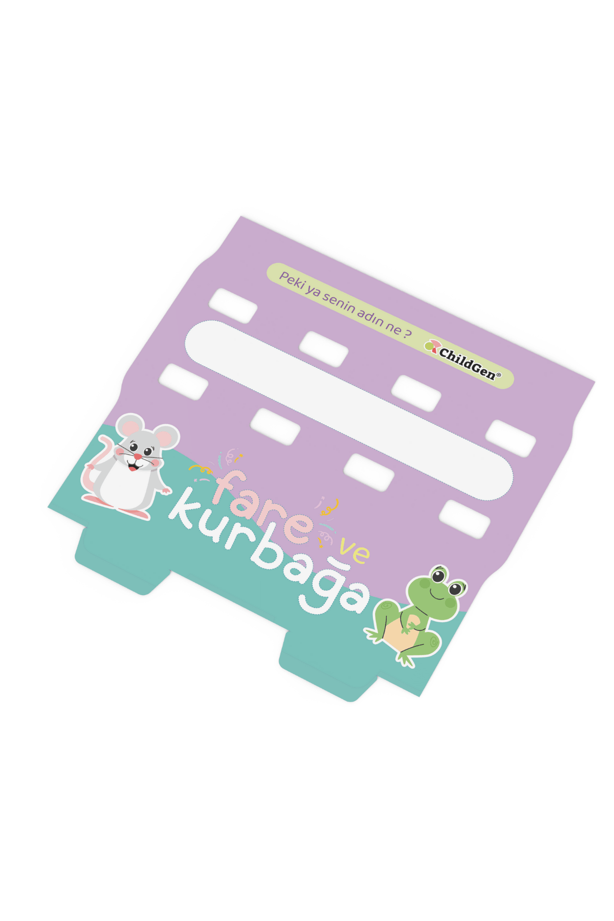 ChildGen Doğal Oyun Hamuru - Mini-Cup Kurbağa ve Fare 4x65gr (Pastel Renkler)