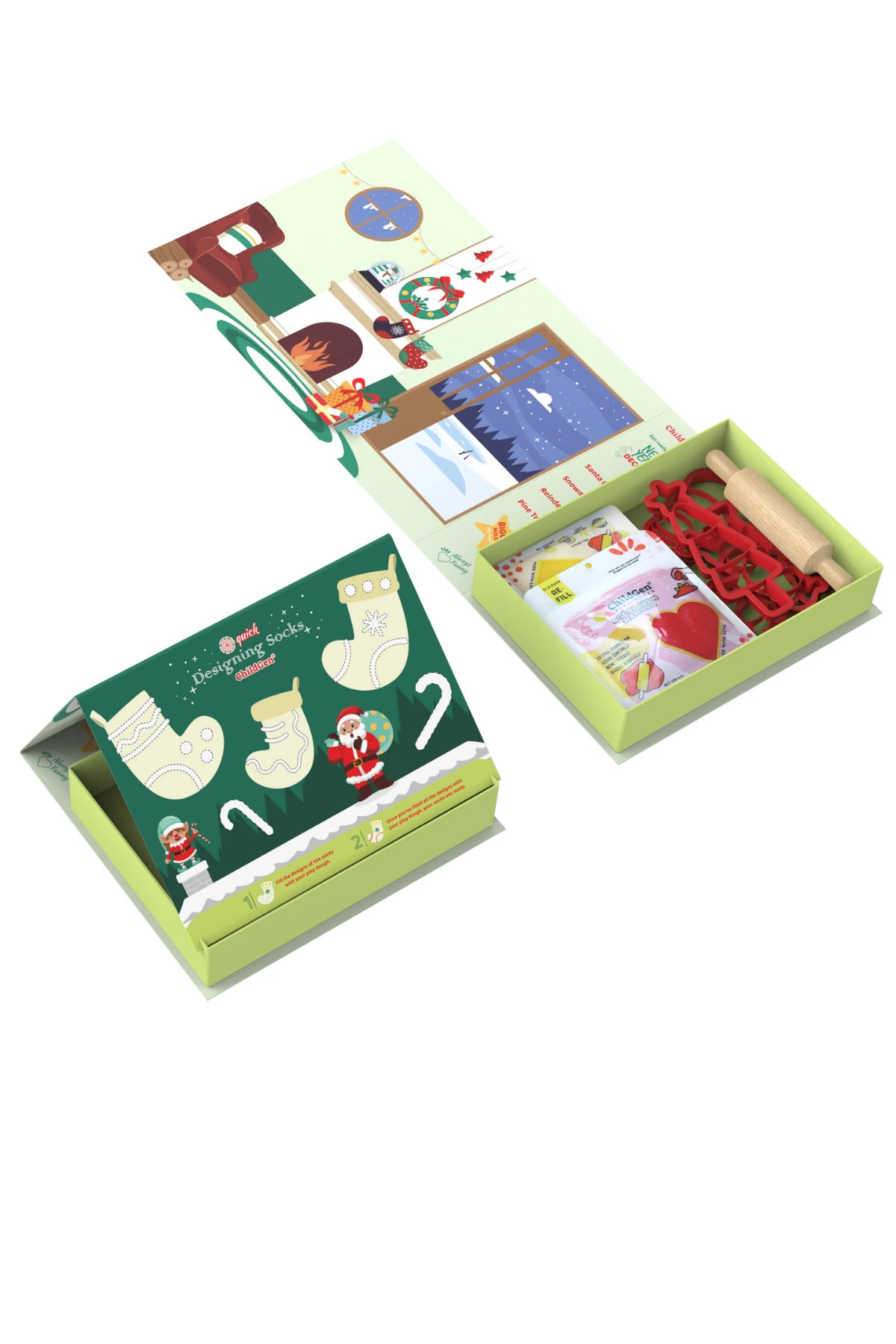 Sahneli New Year Oyun Hamuru Seti