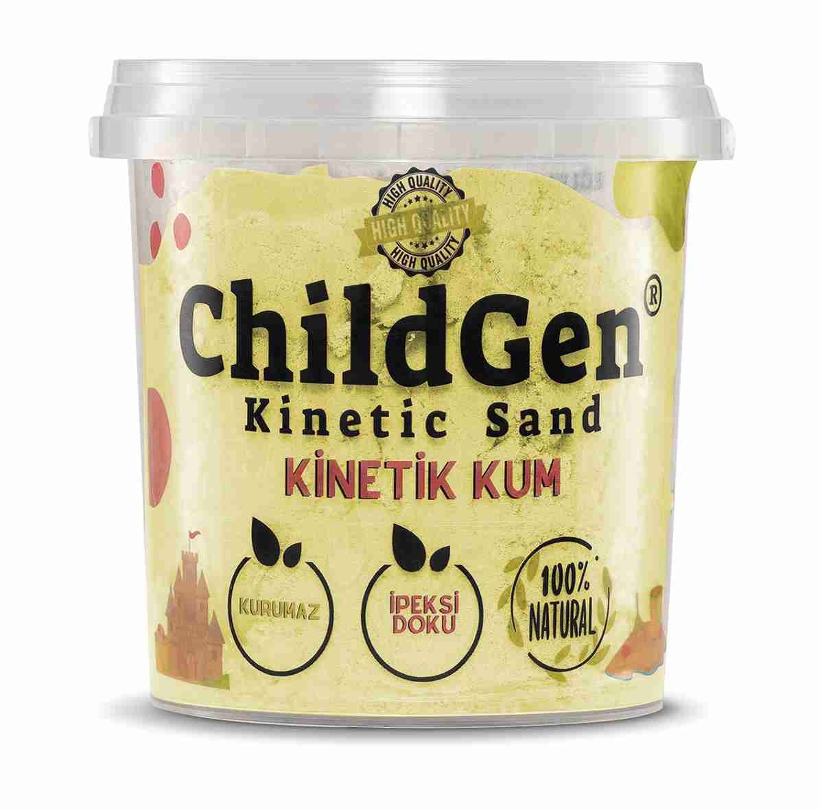 ChildGen Kinetik Kum 500 Gr - Sarı