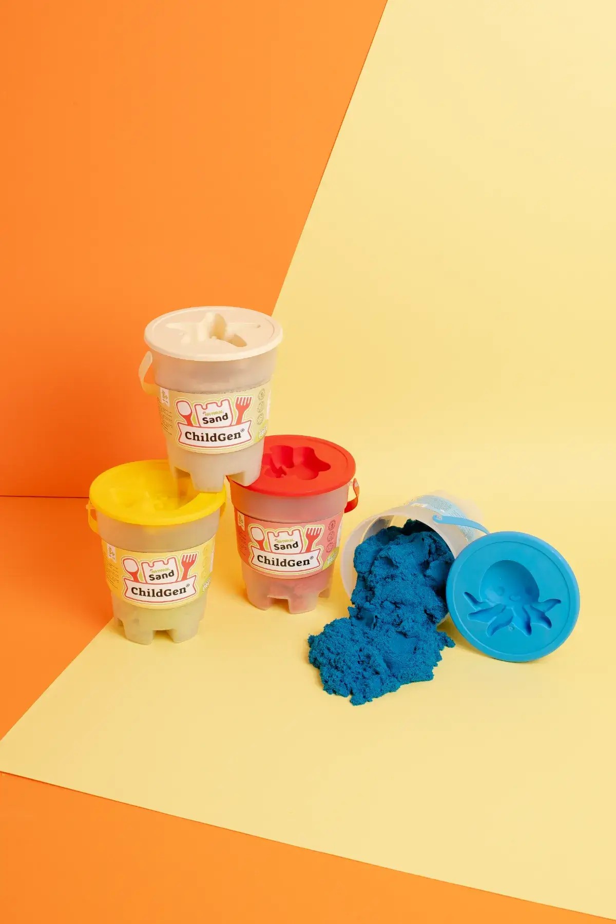 ChildGen Kinetik Kum 500 Gr -Kırmızı