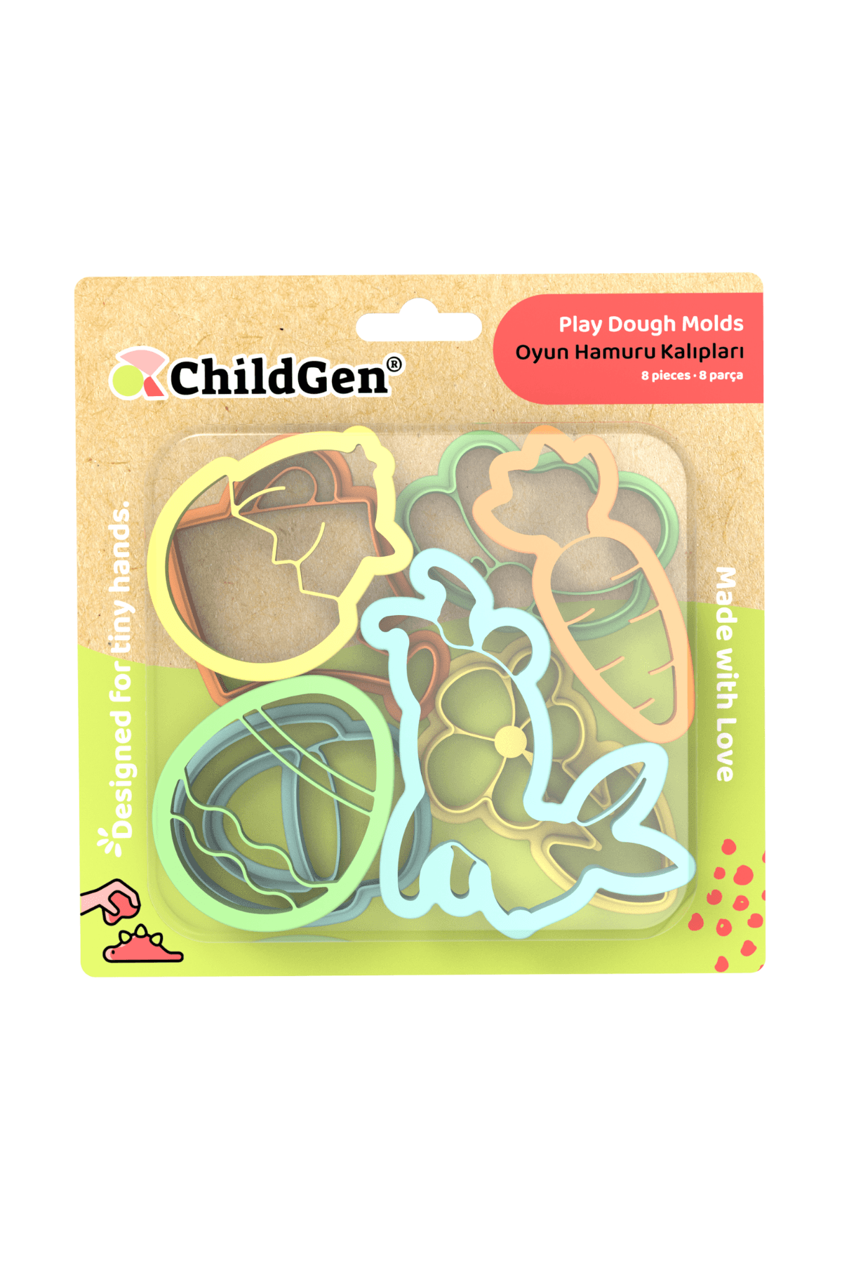ChildGen Bahar Set Oyun Hamuru Kalıpları (8 Adet)