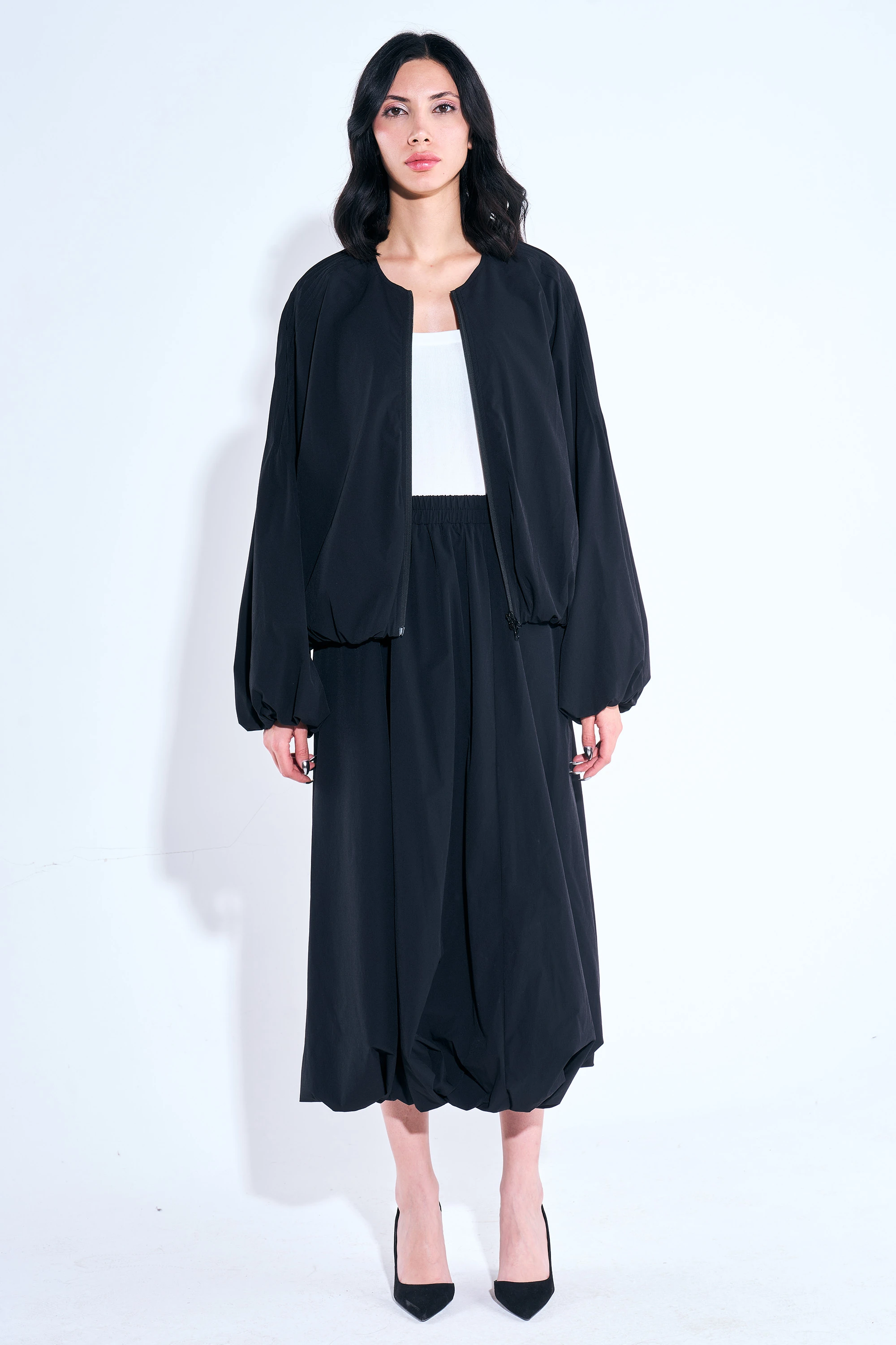 Paraşüt Kumaş Bomber Ceket