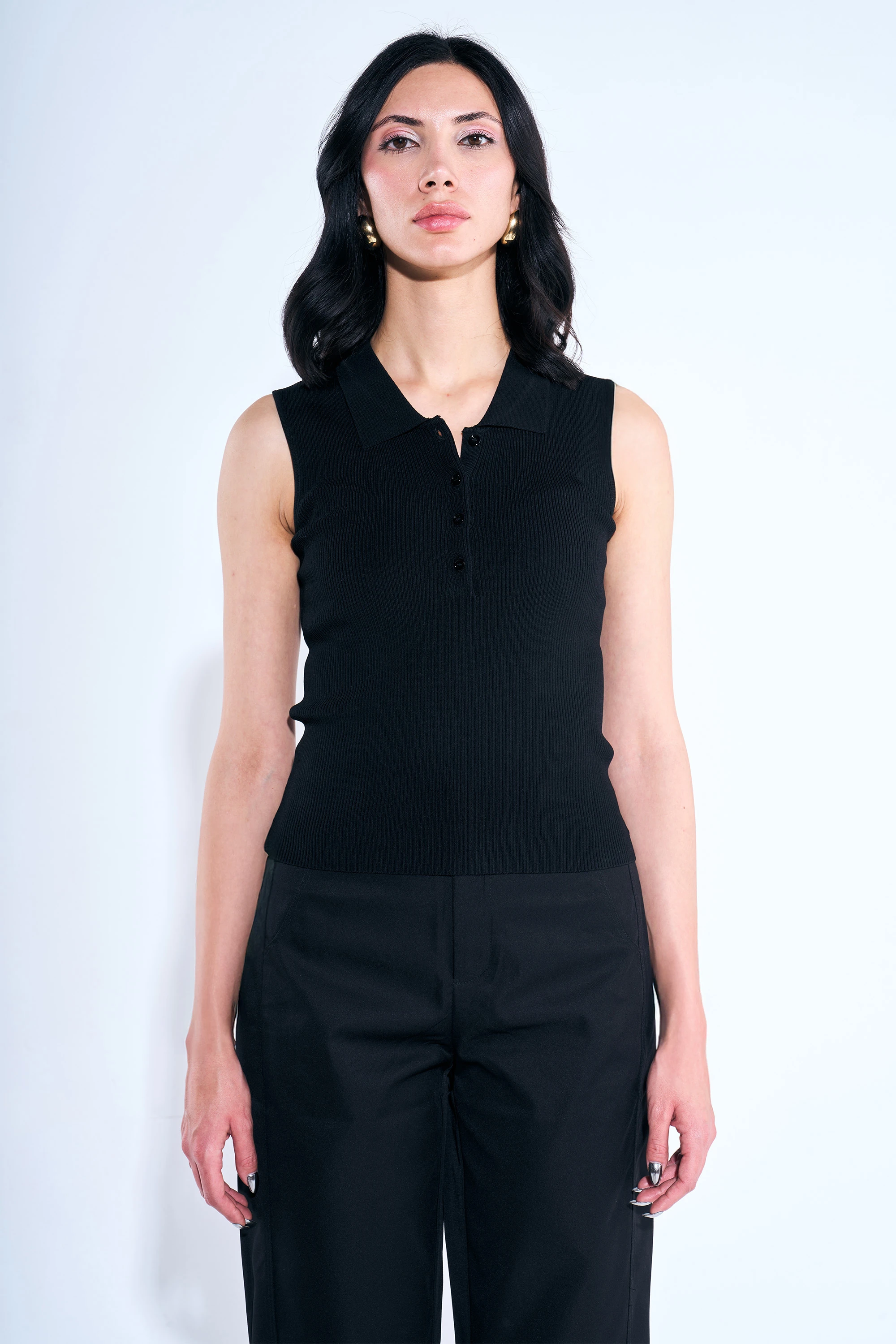 Polo Yaka Triko Bluz