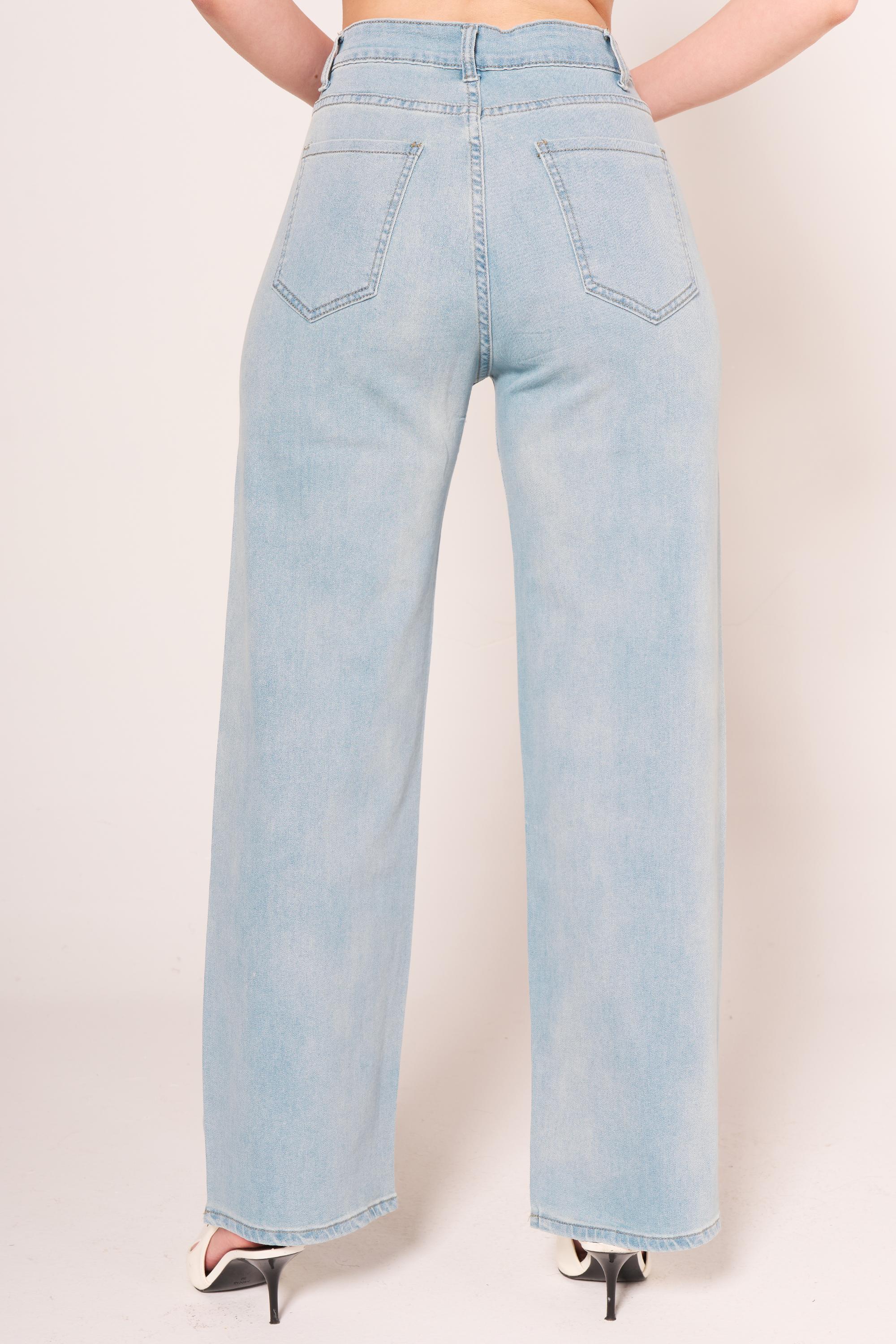 Taș Baskılı Bol Paça Pantolon